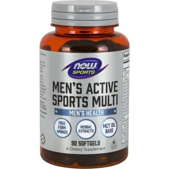 Multivitamín Men‘s Active Sports - NOW Foods Kapsle: 90 kaps.