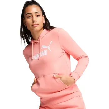 Dámská mikina Puma ESS No. 1 Logo Hoodie TR (s) Pink Fruit 682391 18 S Velikost: M