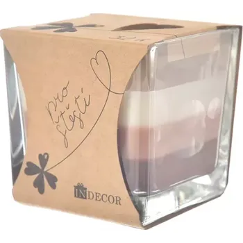 Svíčka Svíčka sklo s vůní Pro štěstí vanilka 170 g