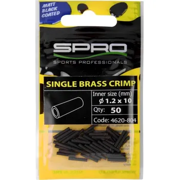 Upínací pouzdra SPRO Single Brass Crimp, průměr 1,6 x 10 mm / balení 50 Ks
