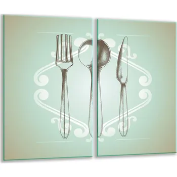 Obraz Krájecí deska TMK ArtDeko sklo 2 ks