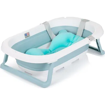 Kojenecká hygiena CHIPOLINO Skládací vanička Isla s koupací podložkou Blue