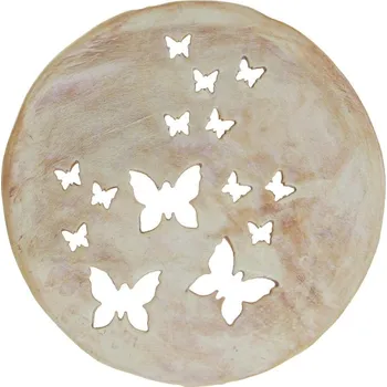 Podložka pod hrnec Keramická podložka pod hrnec s motýly 24 cm (Keramická podložka do kuchyně)
