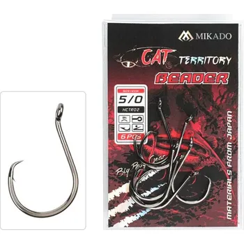 Rybářský háček MIKADO Háčky Cat Territory Beader VELIKOST: 9/0, Balení: 3