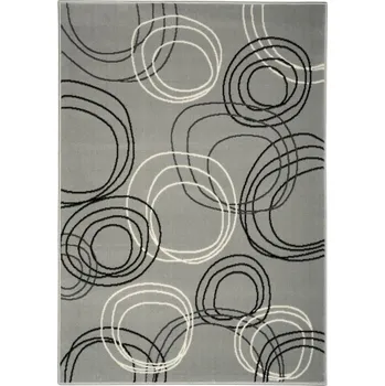 Koberec Kusový koberec Circles grey 190x280 cm