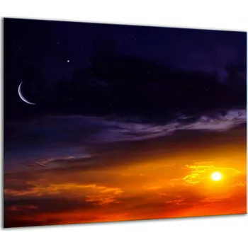 Obraz TMK ArtDeko Skleněná ochranná deska na sporák 60x52 Nebe