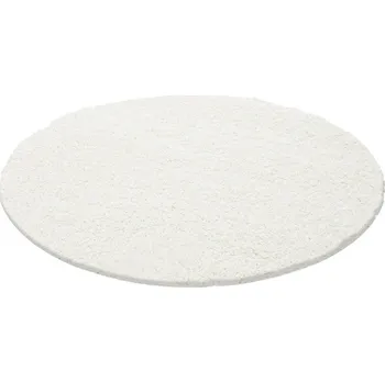 Koberec Kusový koberec Life Shaggy 1500 cream kruh 200x200 (průměr) kruh