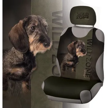 Ochranný autopotah Potah do auta 2 ks jezevčík