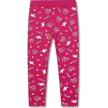 Dívčí kalhoty Dívčí thermo legíny KUGO - malinová barva