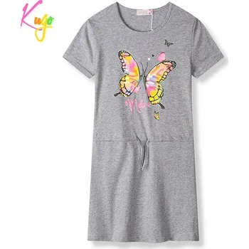 Dívčí šaty DÍVČÍ ŠATY šedé Kugo WK0925