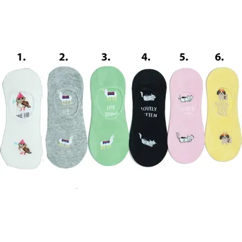 Dámské ponožky Aura.Via NDD8189 Dámské ponožky ťapky