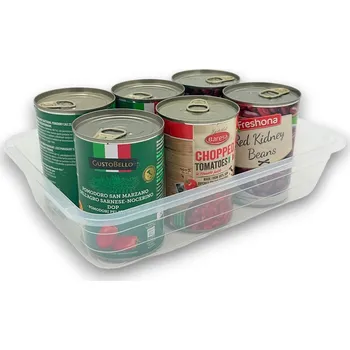 Úložný box Orion Plochý transparentní box bez víka, miska, M - 30x21x6,3cm BOWL