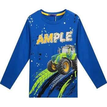 Chlapecké tričko KUGO HC0709 Chlapecké tričko modré