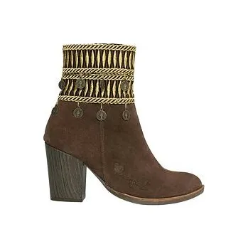 Dámská obuv Kozačky Desigual Folk Exotic Cho chestnut velikost 37