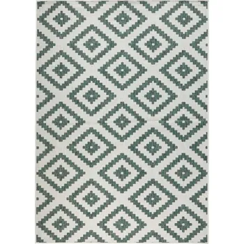 Koberec Kusový koberec Twin-Wendeteppiche 103131 grün creme – na ven i na doma 160x230 cm