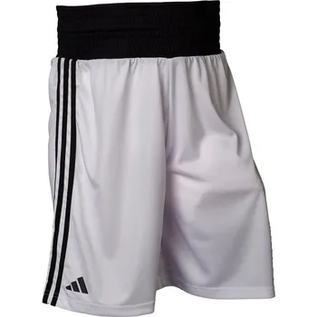 BOXERSKÉ KRAŤASY ADIDAS AIBA BÍLÁ/ČERNÁ L