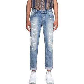 Pánské kalhoty Jeansy Desigual Denim Peter denim medium wash velikost 38
