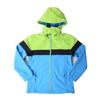 Chlapecká bunda WOLF B2265 Chlapecká softshellová bunda (bez fleesu) hrášková/modrá (-rubová strana síťovina)