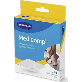 Krytí na ránu Medicomp Kompres sterilní 7.5 x 7.5 10ks