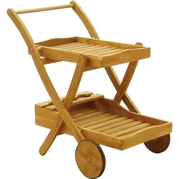 Zahradní stůl Zahradní servírovací stolek Mundo, hnědá