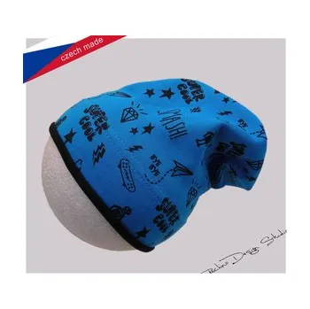 Čepice Chlapecká podzimní/jarní čepice Rockino - tyrkysová barva
