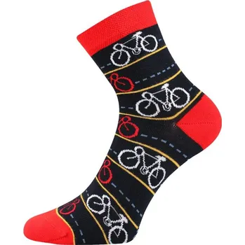 Dámské ponožky Fuski Boma Voxx DEDOT Pánské-Dámské ponožky tm.modré kola