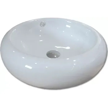 Umyvadlo Maxwhite 8008 BRESCIA Umyvadlo keramické kulaté 51,5x51, x17cm