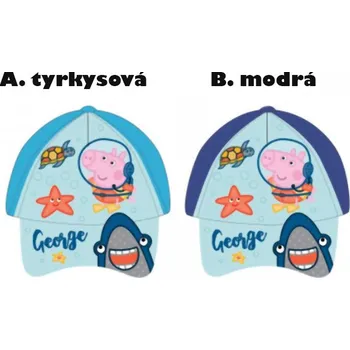 Čepice Chlapecká kšiltovka Peppa Pig Disney 0198