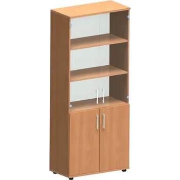 Knihovna Regál Odnowa 80 x 186,7 x 40 cm, světlý buk