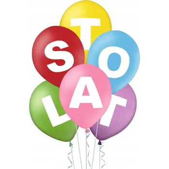 Balónek Balónky gumové STO LET 12 palců 6 ks