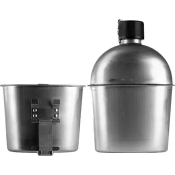 Láhev MIL-TEC® Polní láhev US M1910 s pítkem NEREZ repro