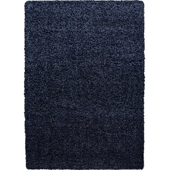 Koberec Kusový koberec Life Shaggy 1500 navy 60x110 cm