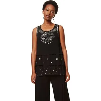 Halenka Desigual Isabella negro velikost XL
