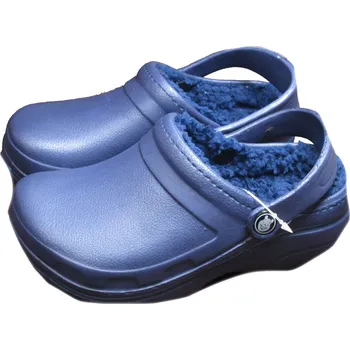 Chlapecké pantofle Listar 8861C Dětské gumové zateplené nazouváky tm.modré