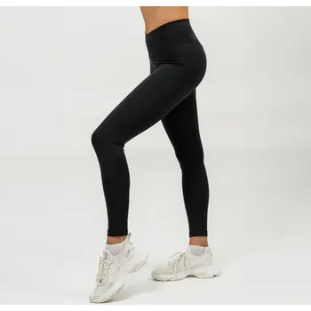 Dámské legíny Dámské legíny High Waist ELEVATED Black - NEBBIA Velikost: XS, Barva: černá