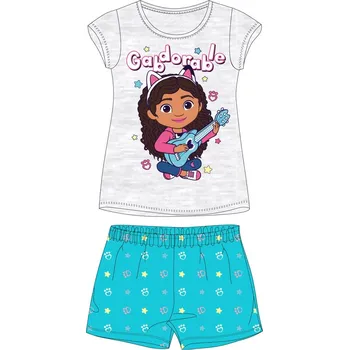 Dívčí letní pyžamo Gabby´s Dollhouse modré 128