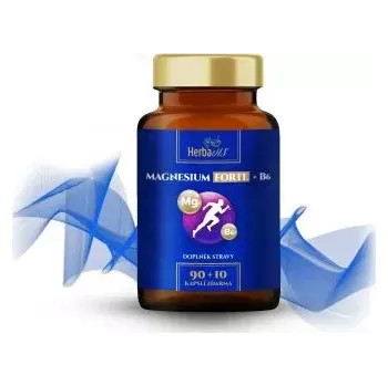 Přírodní produkt Herbavis Magnesium FORTE + B6, 100 kapslí (Proti únavě a vyčerpání)