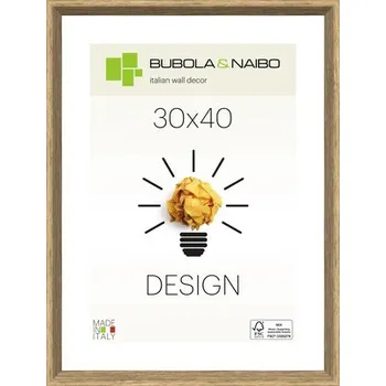 Rám na obraz Dřevěný rámeček hnědý 42,2 x 32,2 x 4 cm