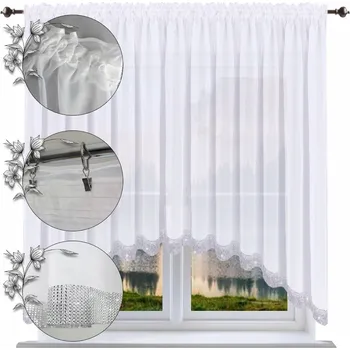 Obraz Klasická voálová záclona 300 cm x 150 cm