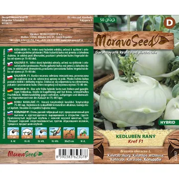 Semeno MoravaSeed Kedluben raný bílý Kref F1 50 ks