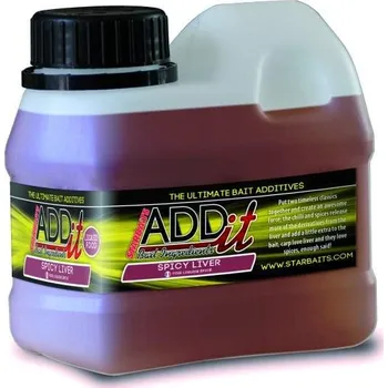 Boilies STARBAITS Booster 500ml Kořeněná Játra