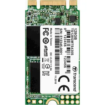 Pevný disk TRANSCEND Industrial SSD MTS430S 128GB, M.2 2242, SATA III 6Gb/s, TLC TS128GMTS430S