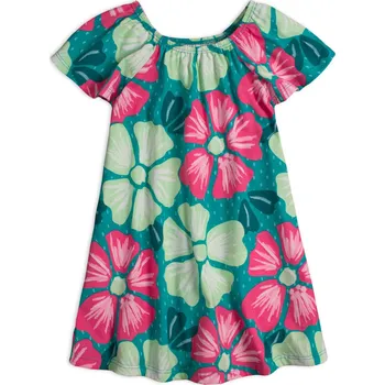 Dívčí šaty Dívčí šaty KYLY FLOWER zelené Velikost: 128