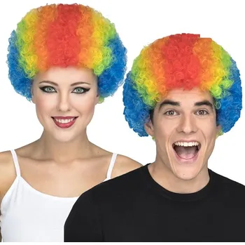 Karnevalová paruka R-Kontakt.cz Paruka klaun barevná