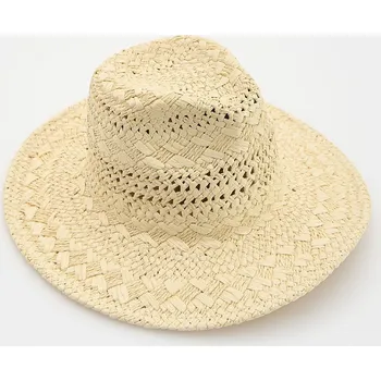 Čepice Reserved - Pletený klobouk panama - tělová - 709CO-02X - 709CO-02X-M