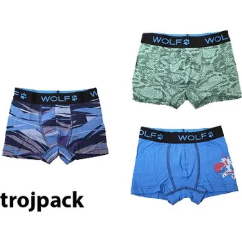Chlapecké spodní prádlo Wolf L2181C Chlapecké trenkoslipy trojpack