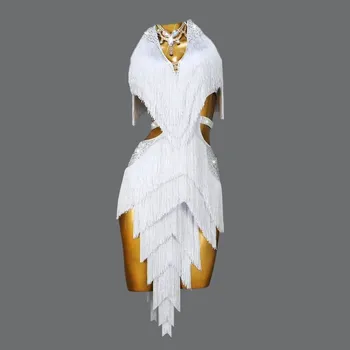 Profesionální šaty Fiona Bílá XL