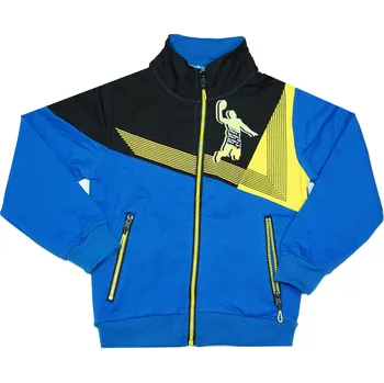 Chlapecká mikina Kugo HV0673 chlapecká mikina modrá/černá vel. řada 134-164