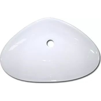 Umyvadlo Maxwhite 8093B TRIESTE Umyvadlo keramické trojúhelníkové na desku 59x39x13,5cm