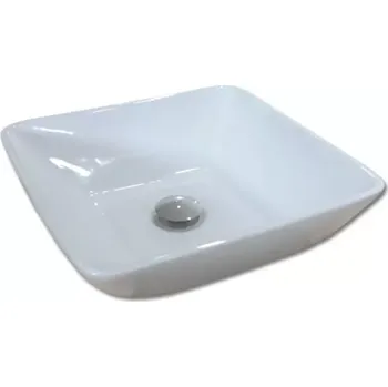 Umyvadlo Maxwhite 8017 CAPRI Umyvadlo keramické čtvercové na desku 45x45x13cm